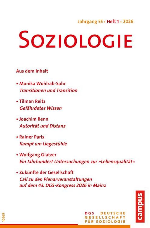 Produktbild: Soziologie 1/2026