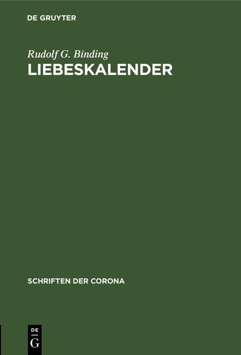 Produktbild: Liebeskalender