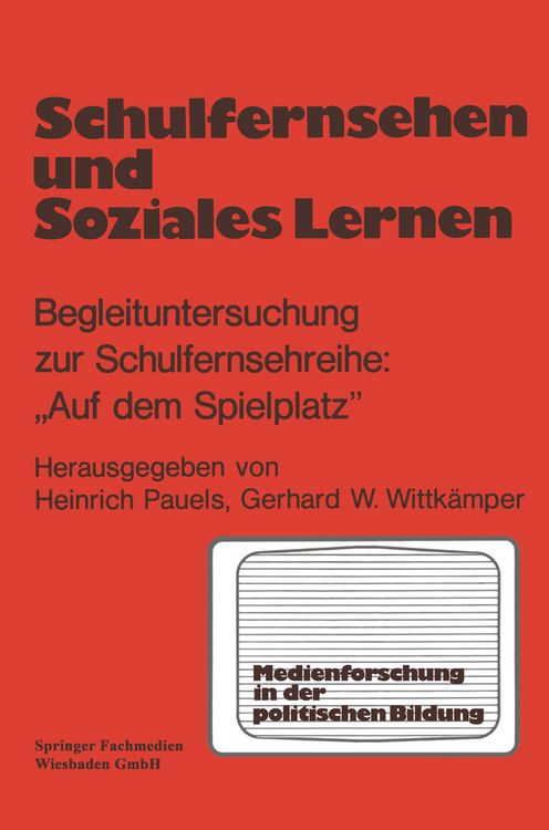 Produktbild: Schulfernsehen und soziales Lernen