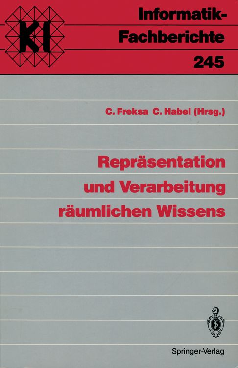 Produktbild: Repr&auml;sentation und Verarbeitung r&auml;umlichen Wissens