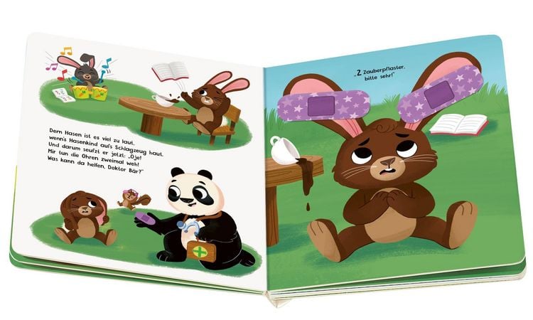 Produktbild: Play+ Mein lustiges Spielbuch Pflaster her, sagt Doktor B&auml;r - ab 2 Jahre