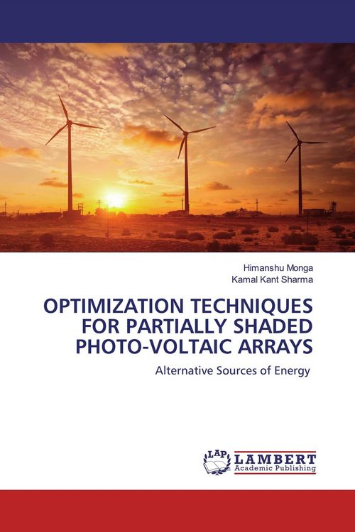 Produktbild: Optimization Techniques For Partially Shaded Photo-Voltaic Arrays