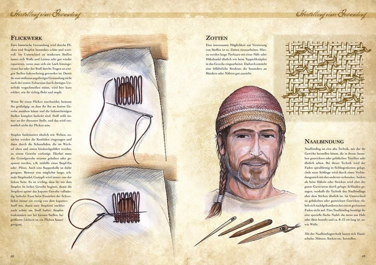 Produktbild: Kleidung des Mittelalters selbst anfertigen &ndash; Gewandungen der Wikinger