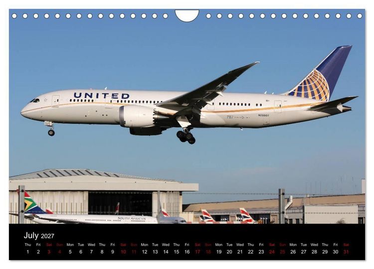 Produktbild: 787 - The Dream Liner (Wall Calendar 2027 DIN A4 landscape), CALVENDO 12 Month Wall Calendar