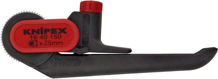 Produktbild: Knipex 16 40 150 Au&szlig;enmantelschneider Geeignet f&uuml;r Rundkabel 25 mm (min)