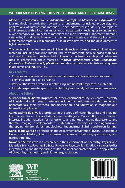 Produktbild: Modern Luminescence from Fundamental Concepts to Materials and Applications, Volume 2