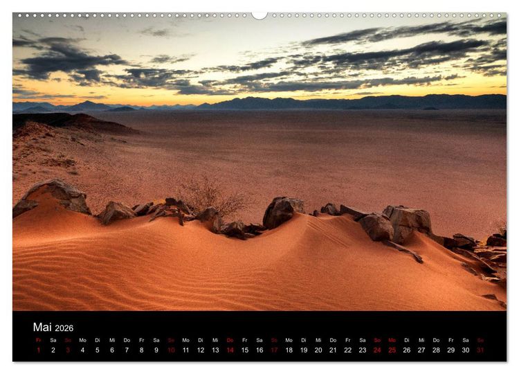 Produktbild: Das Licht Namibias (hochwertiger Premium Wandkalender 2026 DIN A2 quer), Kunstdruck in Hochglanz