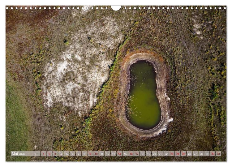 Produktbild: neunziggrad photoart: die erde von oben (Wandkalender 2026 DIN A3 quer), CALVENDO Monatskalender