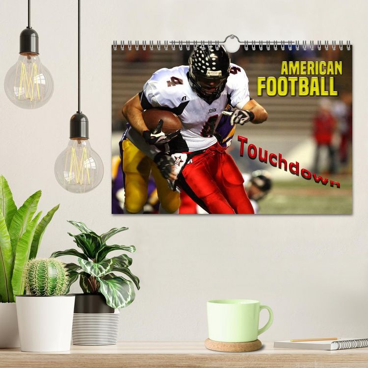 Produktbild: American Football - Touchdown (Wandkalender 2026 DIN A4 quer), CALVENDO Monatskalender
