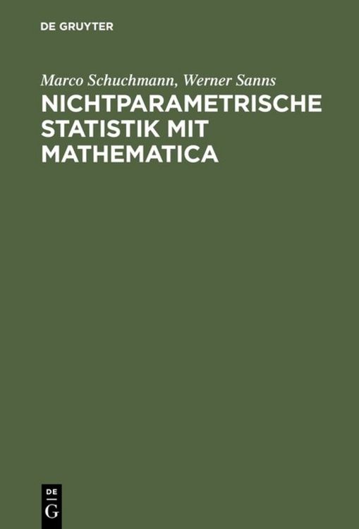 Produktbild: Nichtparametrische Statistik mit Mathematica