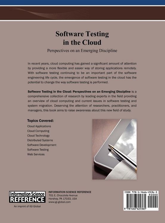 Produktbild: Software Testing in the Cloud