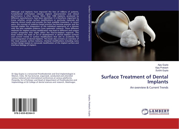 Produktbild: Surface Treatment of Dental Implants