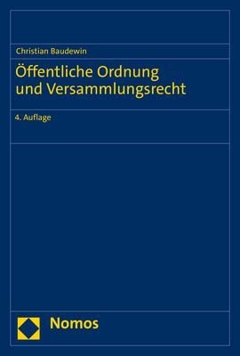 Produktbild: &Ouml;ffentliche Ordnung und Versammlungsrecht