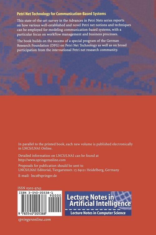 Produktbild: Petri Net Technology for Communication-Based Systems