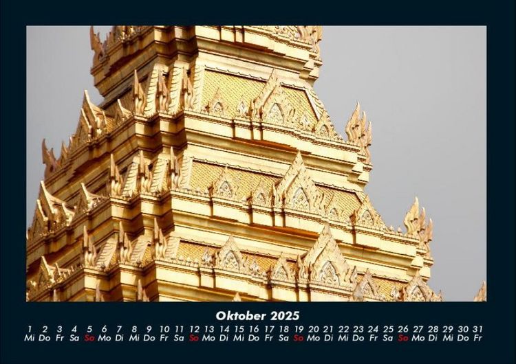 Produktbild: Tempel 2025 Fotokalender DIN A4