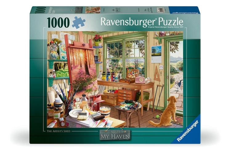 Produktbild: Erwachsenenpuzzle 1000 Teile - K&uuml;nstlerwerkstatt