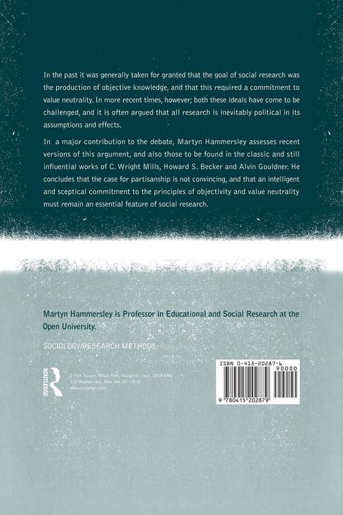 Produktbild: Taking Sides in Social Research