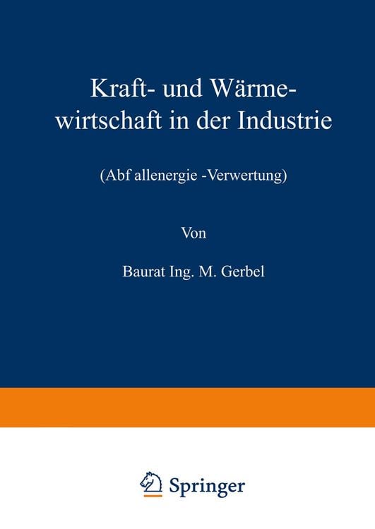 Produktbild: Kraft- und W&auml;rmewirtschaft in der Industrie