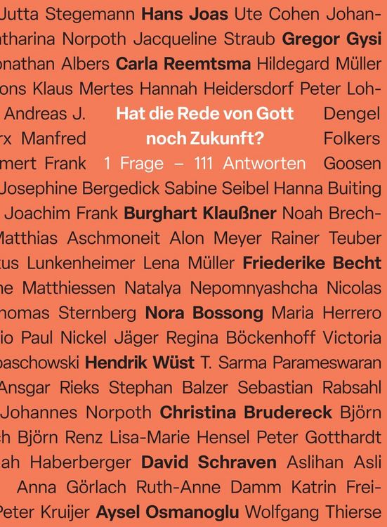 Produktbild: Hat die Rede von Gott noch Zukunft?