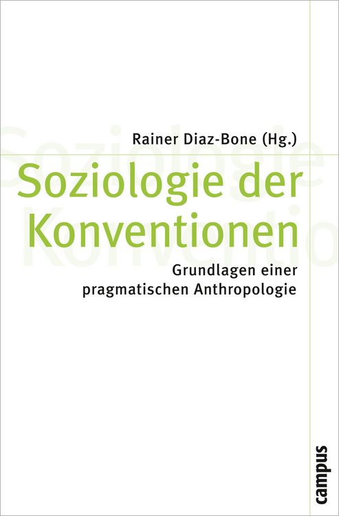 Produktbild: Soziologie der Konventionen