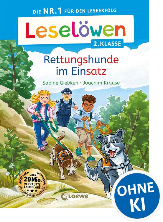 Produktbild: Lesel&ouml;wen 2. Klasse - Rettungshunde im Einsatz