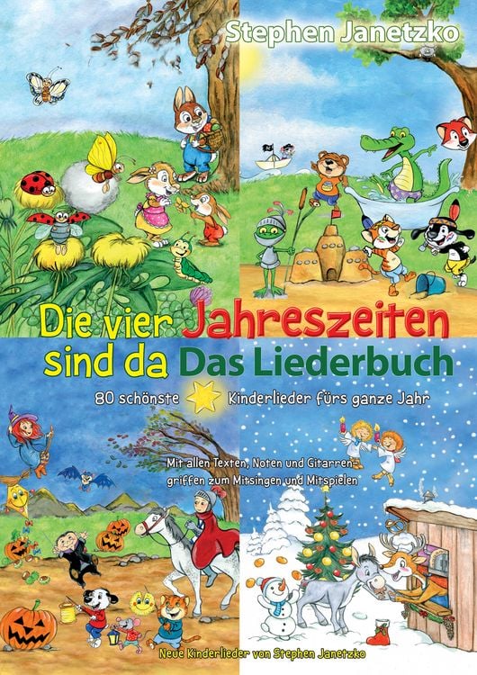 Produktbild: Die vier Jahreszeiten sind da - 80 sch&ouml;nste Kinderlieder f&uuml;rs ganze Jahr