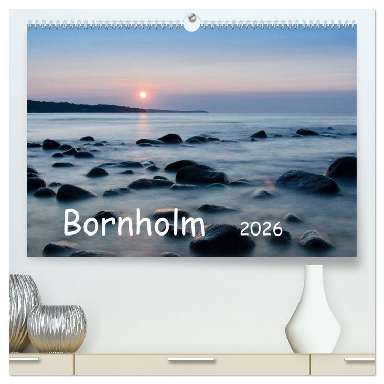 Produktbild: Bornholm (hochwertiger Premium Wandkalender 2026 DIN A2 quer), Kunstdruck in Hochglanz