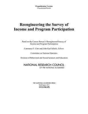 Produktbild: Reengineering the Survey of Income and Program Participation