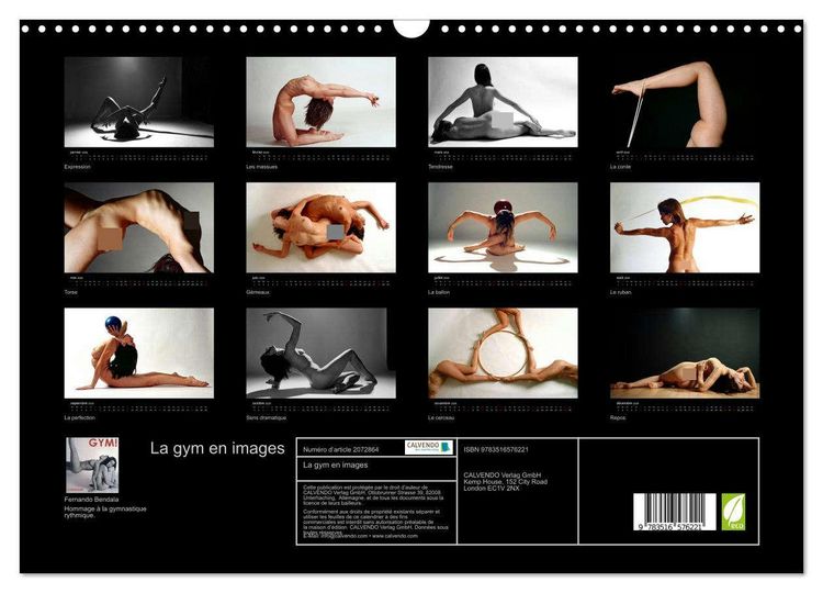 Produktbild: La gym en images (Calendrier mural 2026 DIN A3 vertical), CALVENDO calendrier mensuel