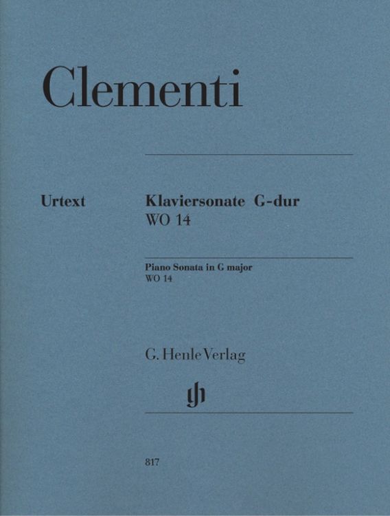 Produktbild: Muzio Clementi - Klaviersonate G-dur WO 14