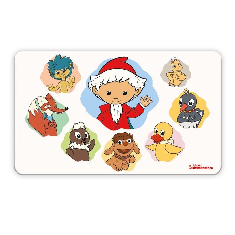 Produktbild: TR&Ouml;TSCH - Unser Sandm&auml;nnchen Fr&uuml;hst&uuml;cksbrettchen Sandm&auml;nnchen und Freunde