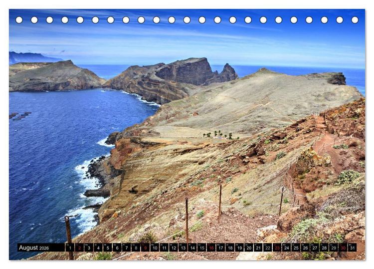 Produktbild: Madeira - Insel mitten im Atlantik (Tischkalender 2026 DIN A5 quer), CALVENDO Monatskalender