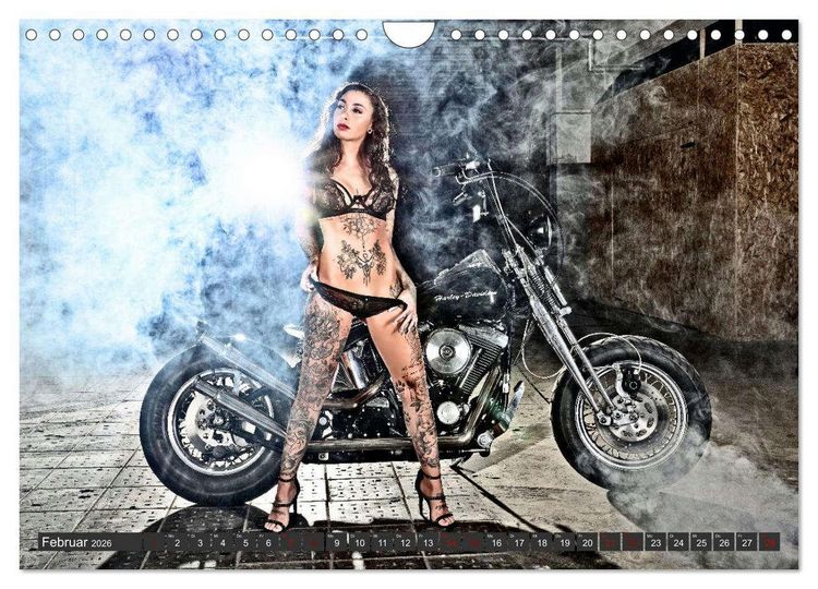 Produktbild: Motorr&auml;der und Sexy Girls (Wandkalender 2026 DIN A4 quer), CALVENDO Monatskalender