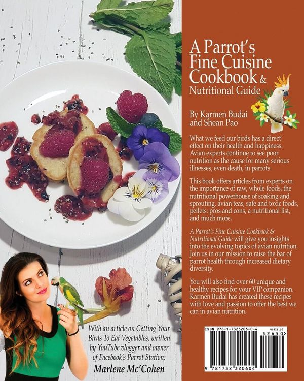 Produktbild: A Parrot's Fine Cuisine Cookbook and Nutritional Guide