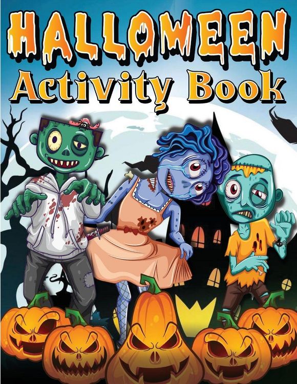Produktbild: Halloween Activity Book For Kids Ages 4-8 6-8