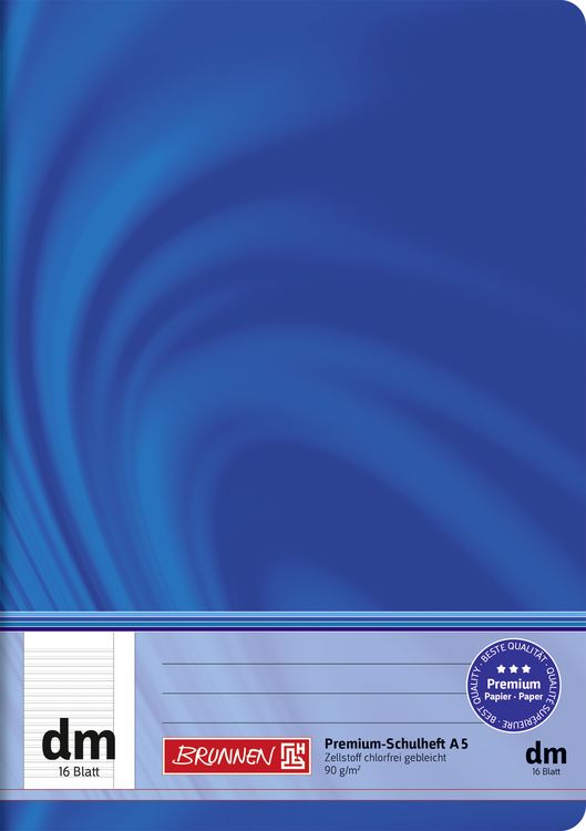 Produktbild: Brunnen Schulheft A5 Viv Lin dm 16Bl