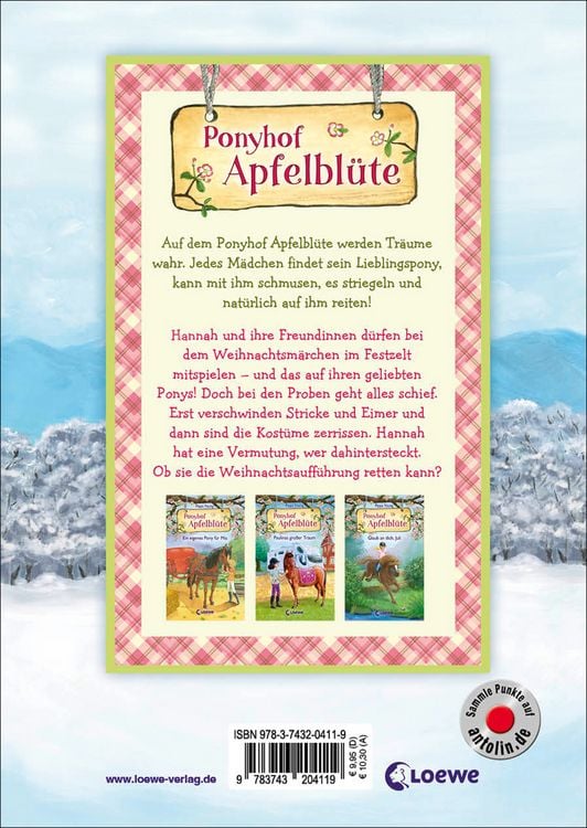 Produktbild: Ponyhof Apfelbl&uuml;te - Weihnachten auf dem Reiterhof