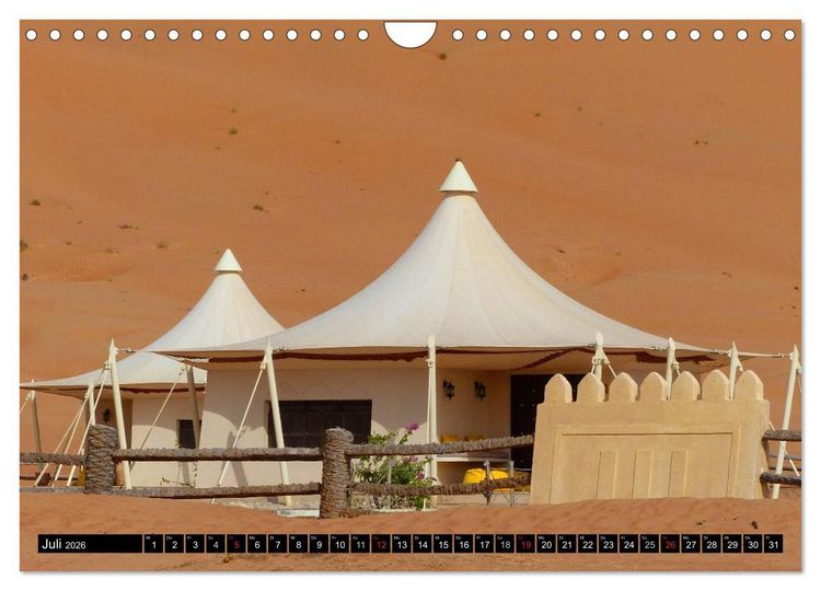Produktbild: Faszinierendes Reiseland Oman (Wandkalender 2026 DIN A4 quer), CALVENDO Monatskalender
