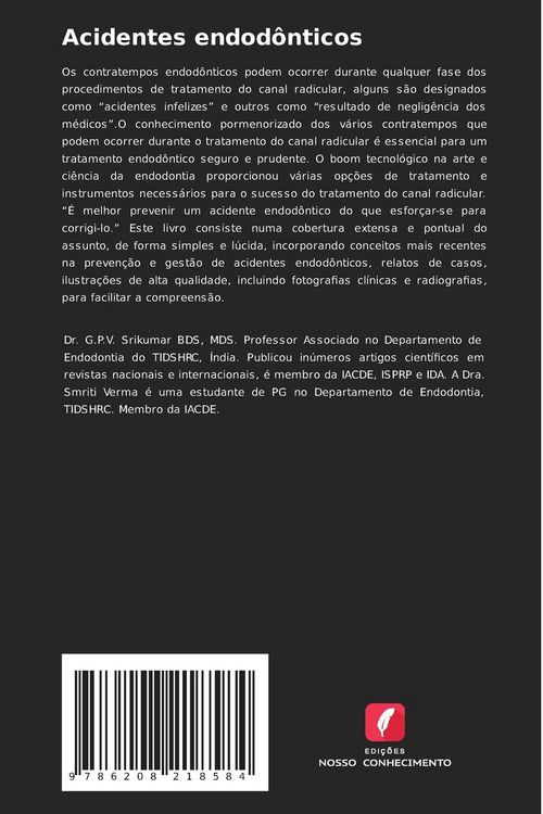 Produktbild: Acidentes endod&ocirc;nticos