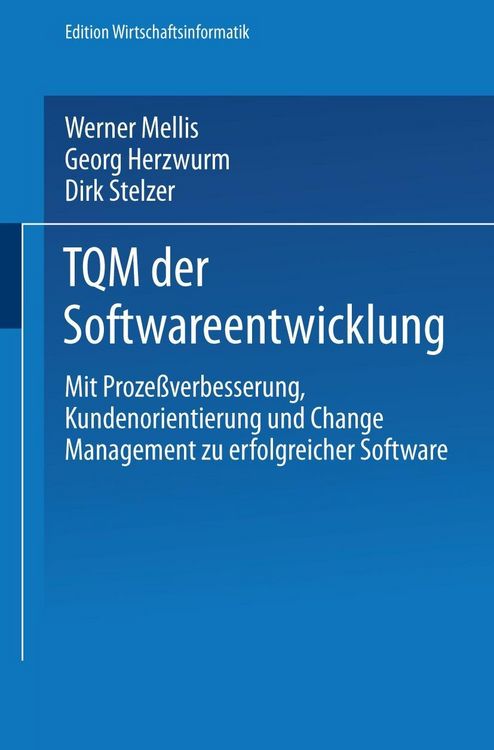 Produktbild: TQM der Softwareentwicklung
