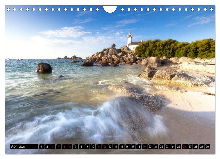 Produktbild: Leuchtt&uuml;rme - an Europas K&uuml;sten (Wandkalender 2026 DIN A4 quer), CALVENDO Monatskalender
