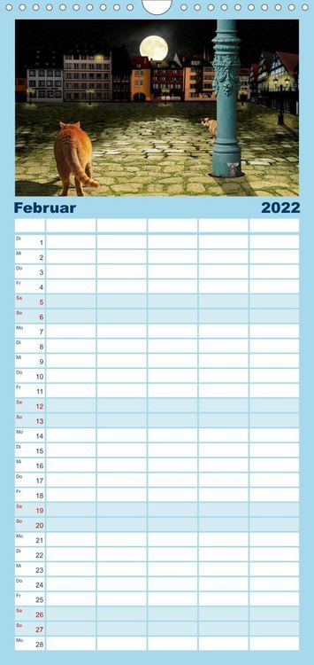 Produktbild: Familienplaner Mystische und romantische M&auml;rchenwelt Mausopardia (Wandkalender 2022 , 21 cm x 45 cm, hoch)