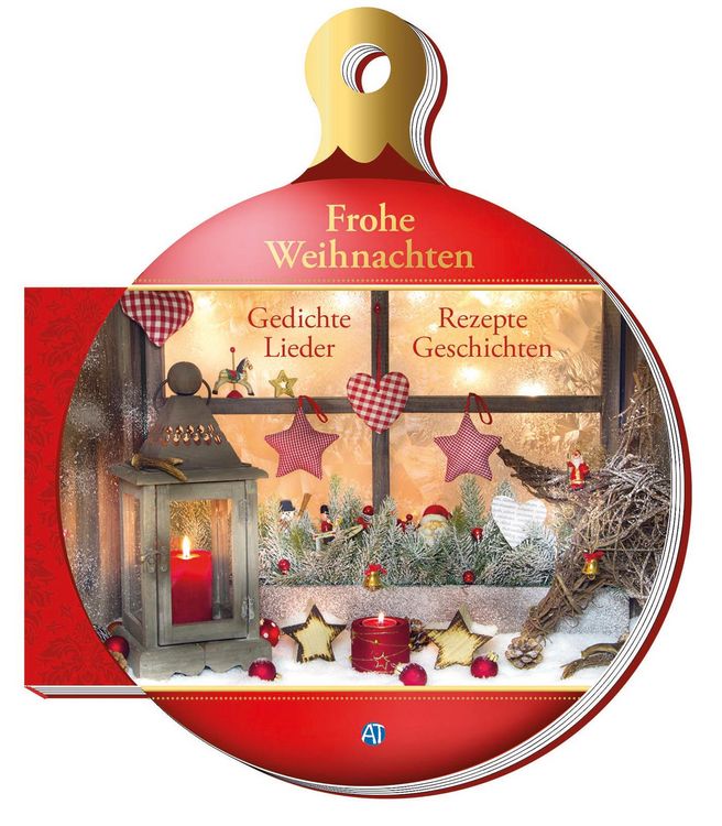 Produktbild: Weihnachtskugelbuch "Frohe Weihnachten"