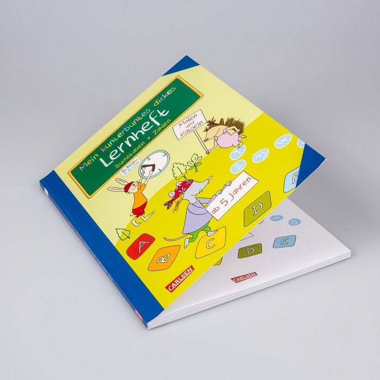 Produktbild: Schlau für die Schule: Mein kunterbuntes dickes Lernheft: Buchstaben und Zahlen