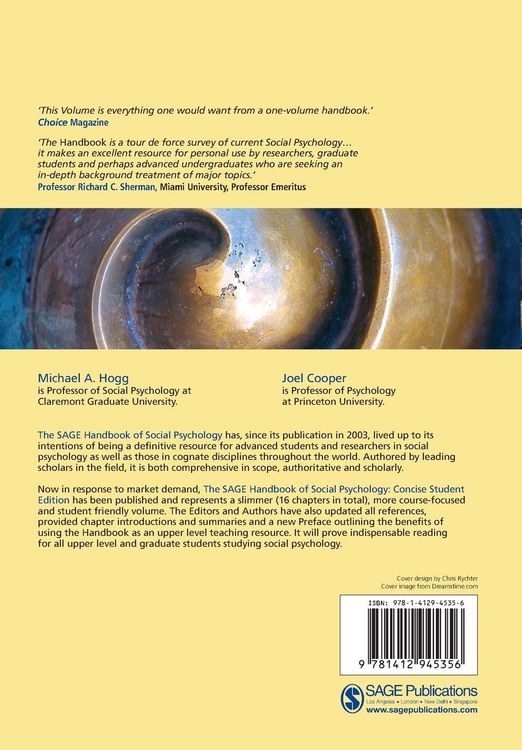 Produktbild: The SAGE Handbook of Social Psychology
