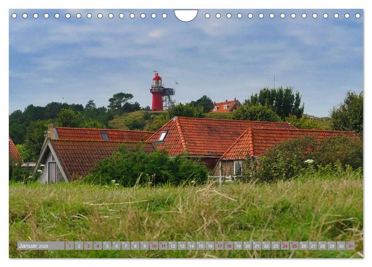 Produktbild: Vlieland Perle an der Nordsee (Wandkalender 2026 DIN A4 quer), CALVENDO Monatskalender