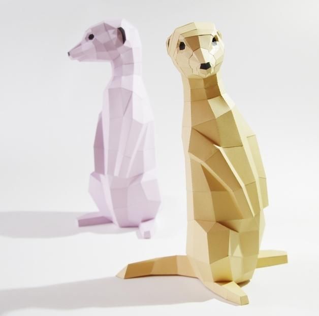 Produktbild: Paper Animals: Volume 1: Fox, Deer, Meerkat and Bear Family