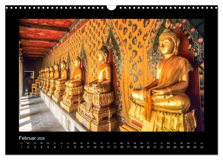 Produktbild: Thailand - Traumstr&auml;nde und Tempel (Wandkalender 2026 DIN A3 quer), CALVENDO Monatskalender