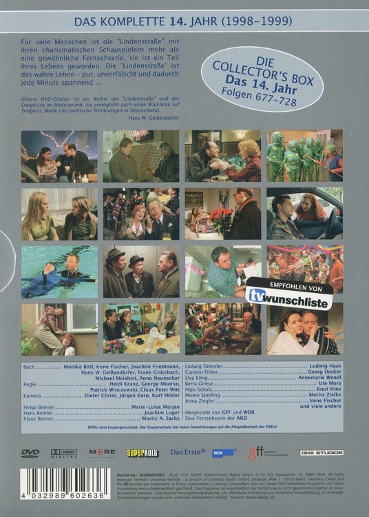 Produktbild: Lindenstra&szlig;e - Collector's Box 14/Folgen 677-728 [10 DVDs]