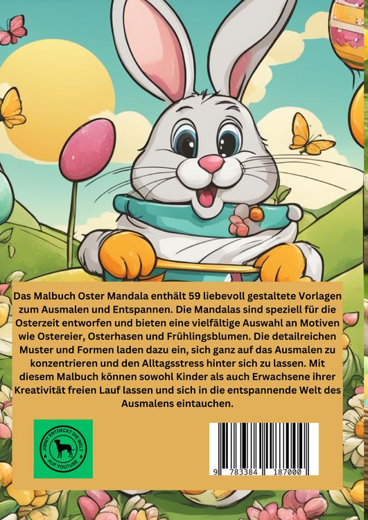 Produktbild: Bilderbuch / Malbuch Ostern Mandala
